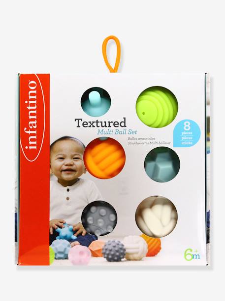 8 pelotas sensoriales - INFANTINO multicolor 