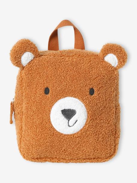 Mochila infantil de sherpa - Oso pardo 