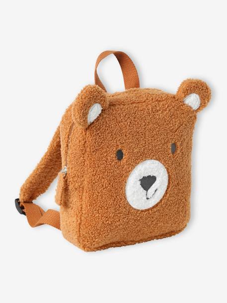 Mochila infantil de sherpa - Oso pardo 