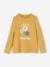 Camiseta con motivo fantasía y detalles de frufrú Oeko-Tex®, para niña amarillo curry+crudo+GRIS OSCURO LISO CON MOTIVOS+VERDE MEDIO LISO CON MOTIVOS 