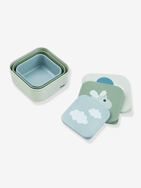 Pack de 3 cajas DONE BY DEER Deer Friends azul+beige arena+nude+verde 