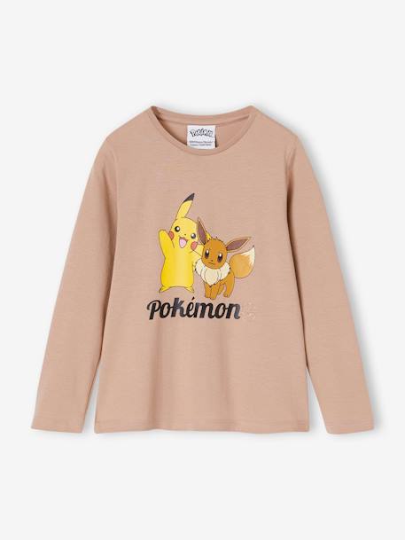 Camiseta de manga larga Pokémon® para niña beige 