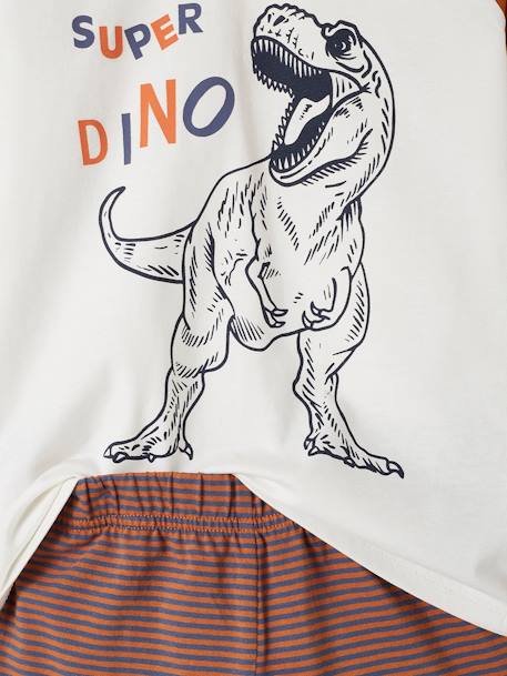 Pack de 2 pijamas «Dinosaurio» para niño azul índigo 