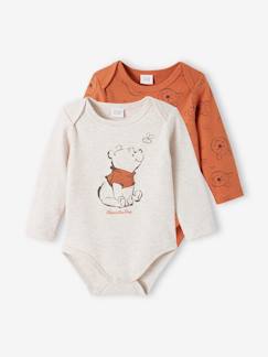 Pijamas y bodies bebé-Pack de 2 bodies de Disney® Winnie?the?Pooh para bebé niño