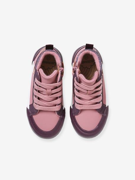 Zapatillas deportivas de caña alta para niña - Colección de maternidad rosa 