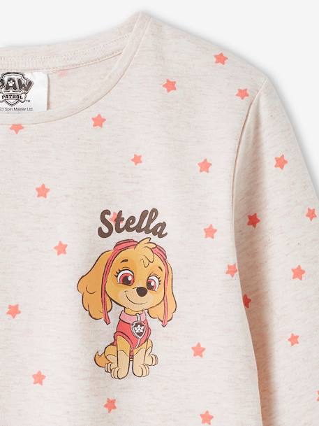 Camiseta Patrulla Canina® Skye para niña beige jaspeado 