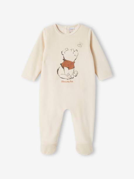 Pelele de terciopelo de Disney® Winnie?the?Pooh para bebé niño vainilla 