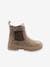 Botas infantiles de piel con cremallera y tira elástica Babybotte® 3571B676 avellana 