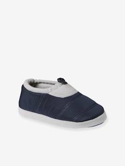 Calzado-Calzado niño (23-38)-Zapatillas de casa infantiles ajustables de tela acolchada