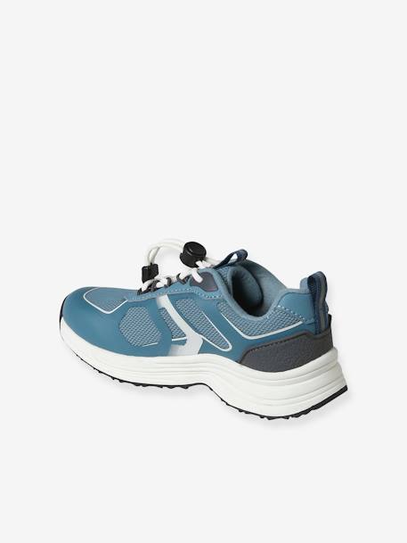 Zapatillas deportivas infantiles, elásticas con suela gruesa azul 