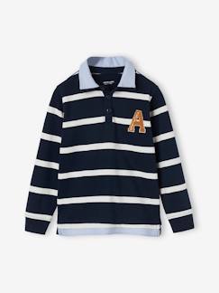 Niño-Camisetas y polos-Polos-Polo a rayas efecto 2 en 1 para niño