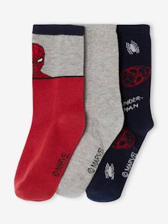 Ecorresponsables-Niño-Pack de 3 pares de calcetines de Marvel® Spider-Man para niño