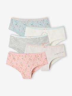 -Pack de 5 shorties «flowers» para niña