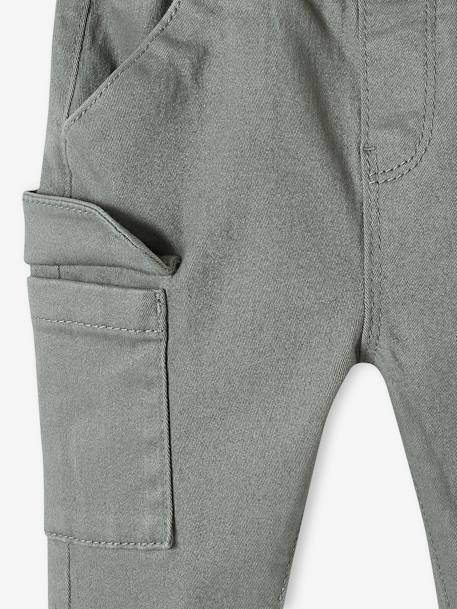 Pantalón cargo para bebé caqui 