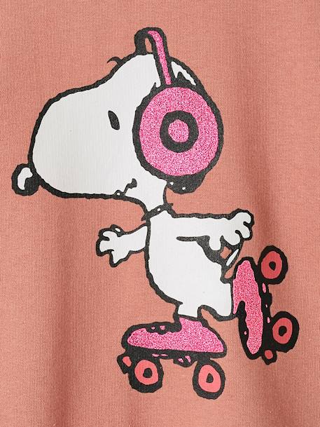 Sudadera Snoopy Peanuts® para niña rosa viejo 