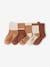 Pack de 5 pares de calcetines «colorblock» para bebé avellana 
