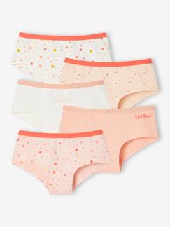 -Pack de 5 shorties «pop» para niña