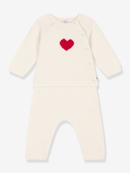 Conjunto de 2 prendas - PETIT BATEAU blanco estampado 