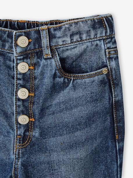 Vaqueros «Mom fit» de MorphologiK para niña - Talla de cadera MEDIANA azul jeans 