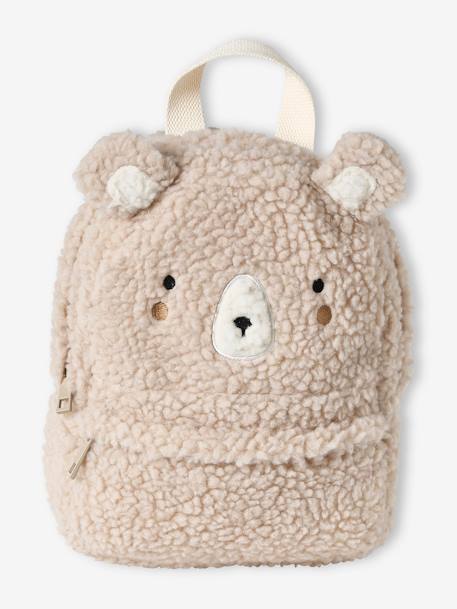 Bebé-Accesorios-Mochilas, bolsos-Mochila infantil de sherpa - «Oso»