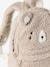 Mochila infantil de sherpa - «Oso» beige 