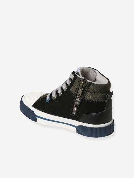 Zapatillas deportivas infantiles de caña alta - Colección de maternidad negro 