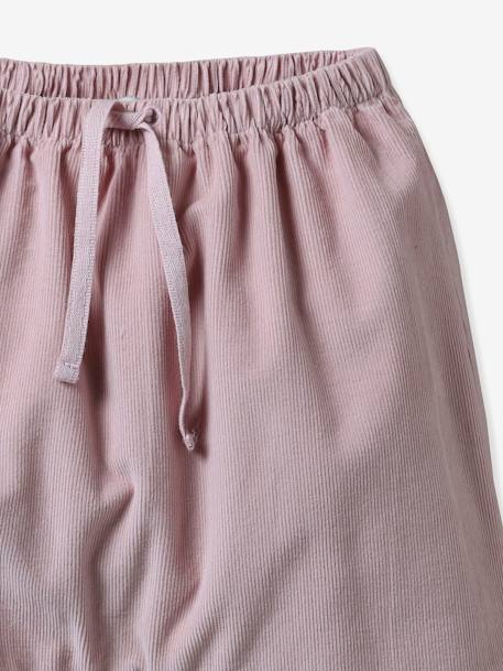 Pantalón árabe de pana para bebé - Cyrillus rosa viejo 