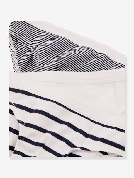 Lote de 3 slips PETIT BATEAU blanco 