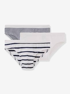 Algodón orgánico-Niño-Lote de 3 slips PETIT BATEAU