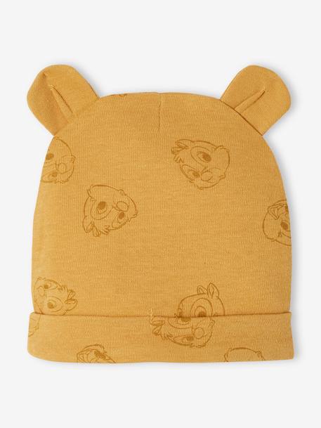 Conjunto para bebé niño: body + pantalón + gorro Disney® Chip y Chop mostaza 