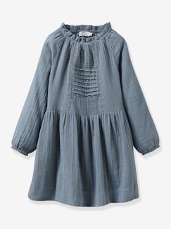 Vestido de gasa de algodón para niña - Cyrillus