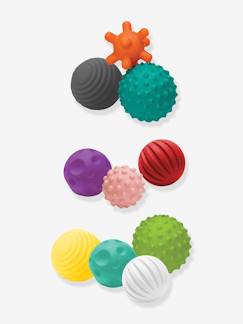 -Set de 10 pelotas flexibles y sensoriales - INFANTINO