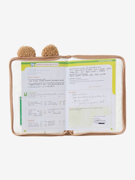 Funda de tarjeta sanitaria de sherpa TEDDY BEAR beige 