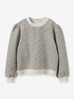 Niña-Sudadera de algodón orgánico con estampado Rosemary para niña - Cyrillus