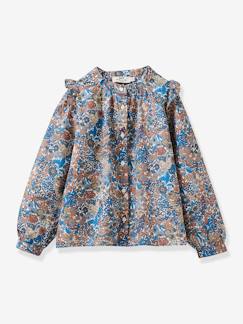 Niña-Camisas y Blusas-Camisa para niña de tejido Liberty® Margareth CYRILLUS