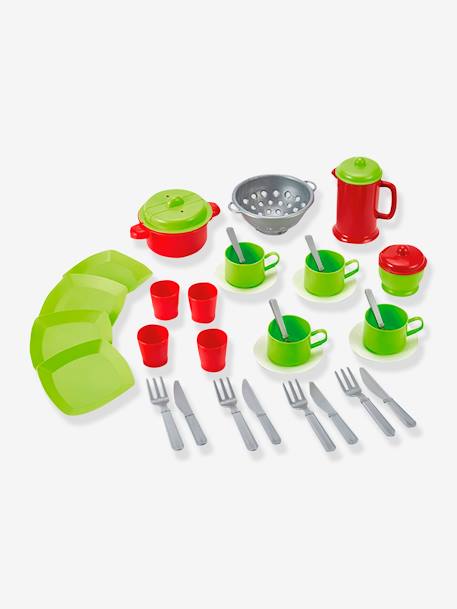 Juego de vajilla con accesorios - 100% Chef - ECOIFFIER verde 