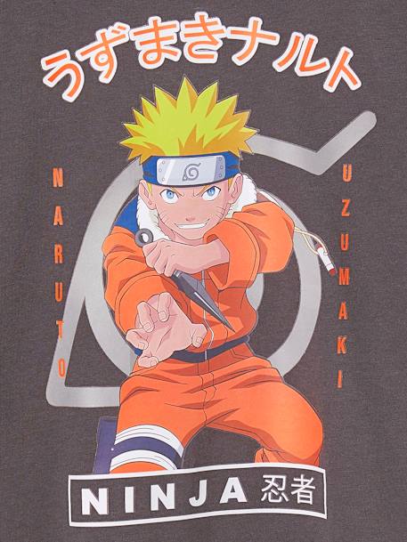 Camiseta de manga larga de Naruto® Uzumaki para niño gris 