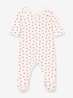 -Pijama de terciopelo «Corazón» para bebé - PETIT BATEAU