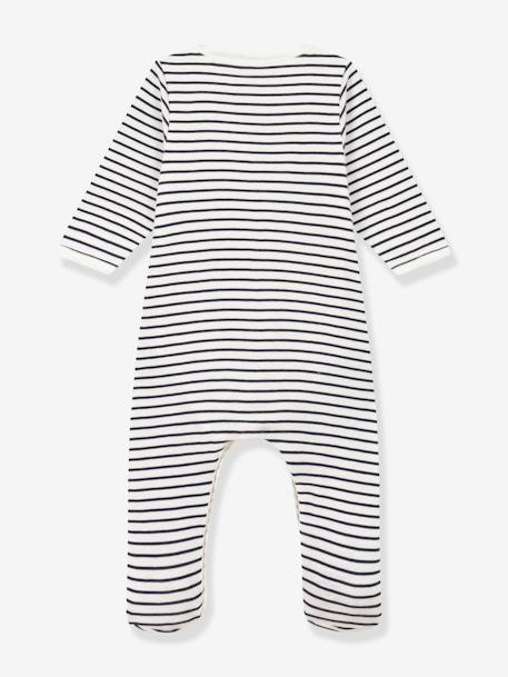 Body?pijama - PETIT BATEAU blanco estampado 