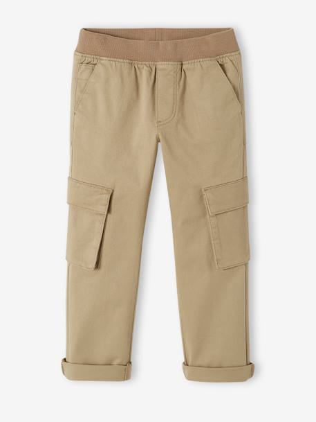 Pantalón cargo MorphologiK para niño - Talla de cadera MEDIANA fácil de vestir bronce 