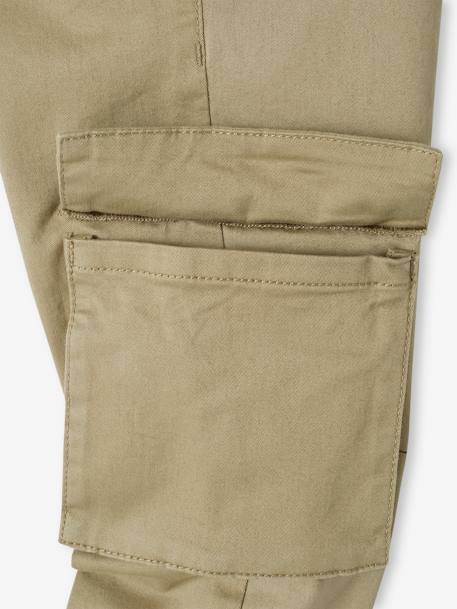 Pantalón cargo MorphologiK para niño - Talla de cadera ESTRECHA bronce+gris pizarra 