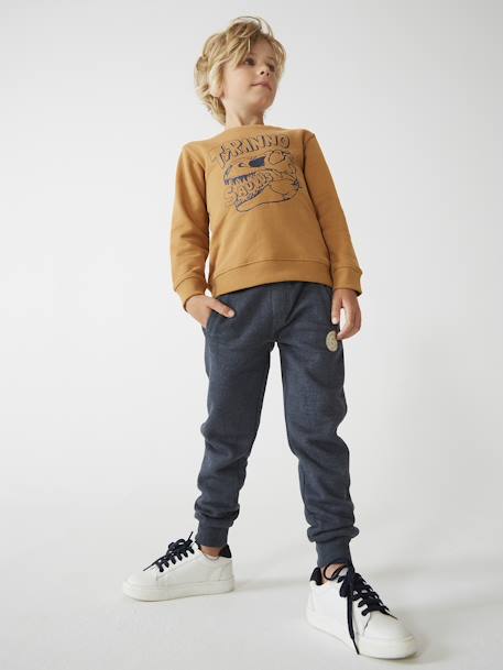 Sudadera con motivos gráficos para niño - Basics nuez de pacana 