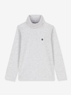 Niño-Camiseta de cuello alto de algodón orgánico PETIT BATEAU