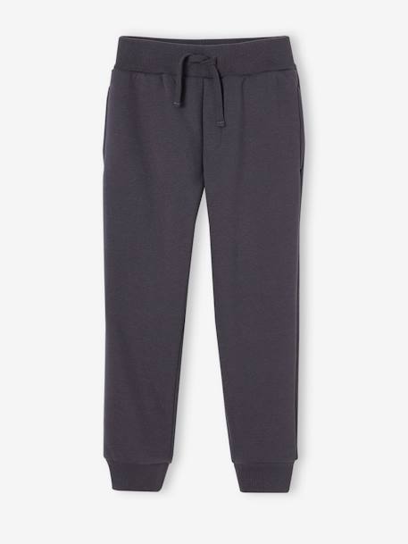 Pantalón jogging de felpa con forro de sherpa para niño gris oscuro 