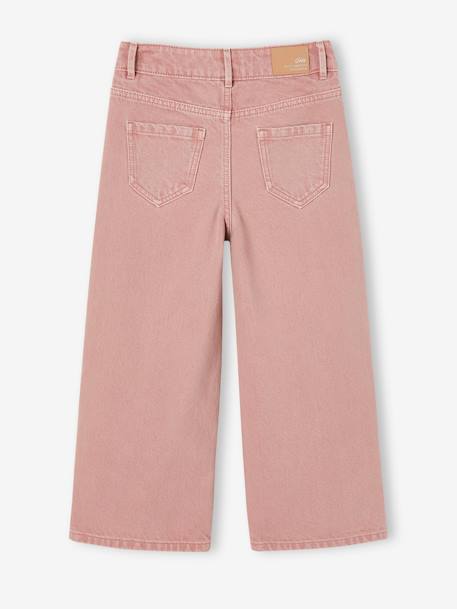 Pantalón ancho para niña caramelo+crudo+rosa chicle+rosa palo 