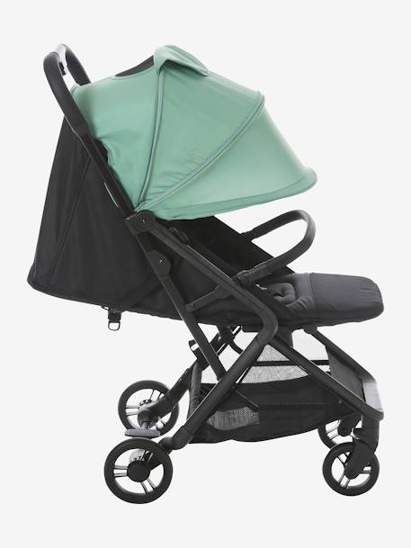 Silla de paseo compacta Ikaria VERTBAUDET verde azulado+verde sauce 