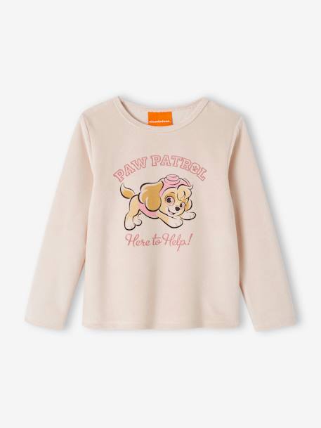 Pijama Patrulla Canina® de terciopelo beige 