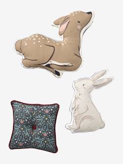 -Pack de 3 cojines de animales - Broceliande