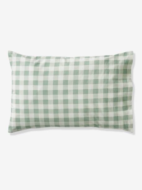 Funda de almohada para bebé - DRAGÓN verde 