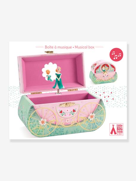 Caja de Música Princesa - DJECO rosa estampado 